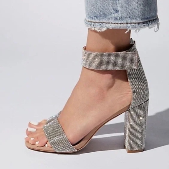 Jeffrey Campbell Shoes - Jeffrey Campbell Rhinestone Lindsay Heels